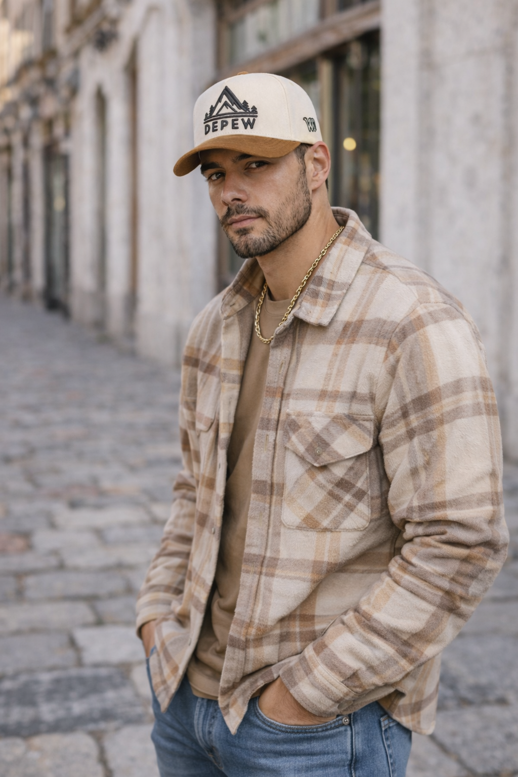 DePew Hats Cotton and Suede